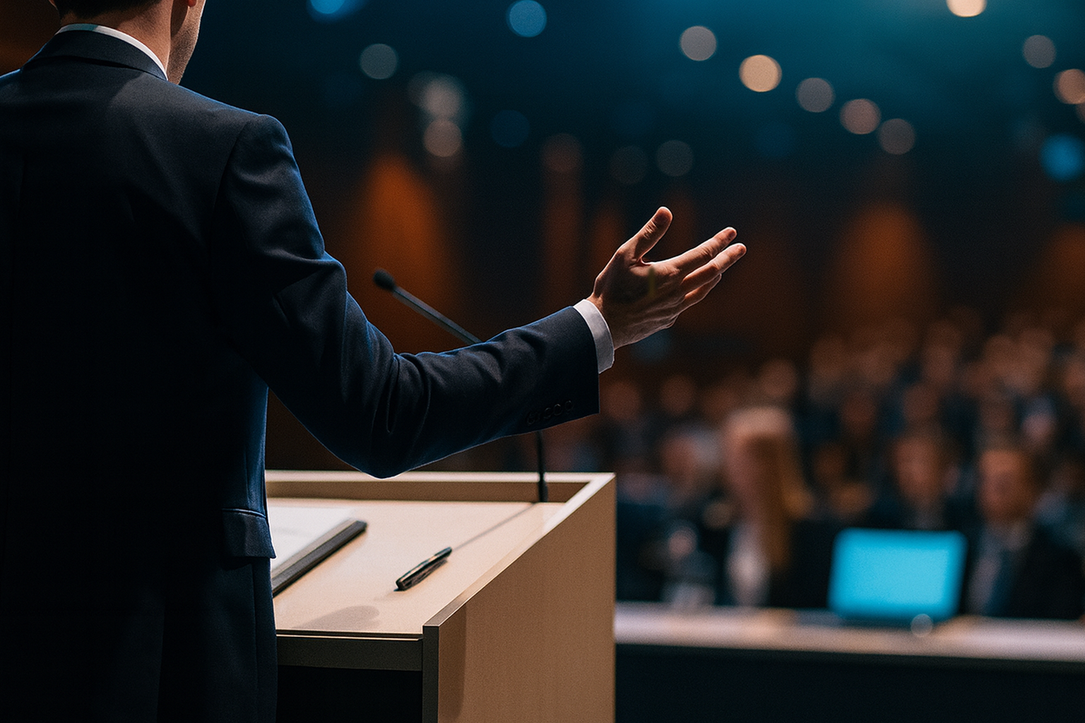 Junior Cesar palestrando