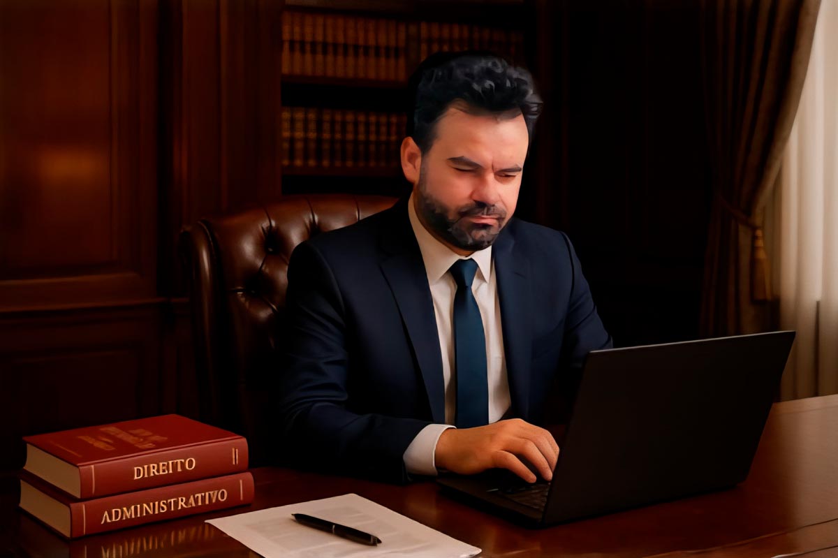 Junior Cesar em seu escritório